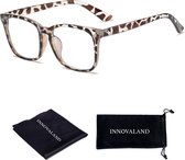 Innovaland Computerbril Premium - Blauw Licht bril - Beeldschermbril - Blue Light Glasses - Blauw Licht Bril Zonder Sterkte - Blauw Licht Bril Filter Brillen - Blue Light Filter Br