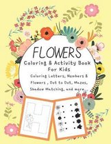 Flowers Coloring Activity Book For Kids