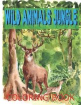 Wild Animals Jungle Coloring Book