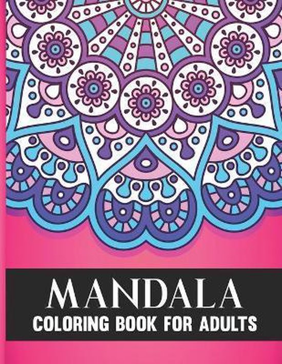 Mandala Coloring Book For Adults - cover