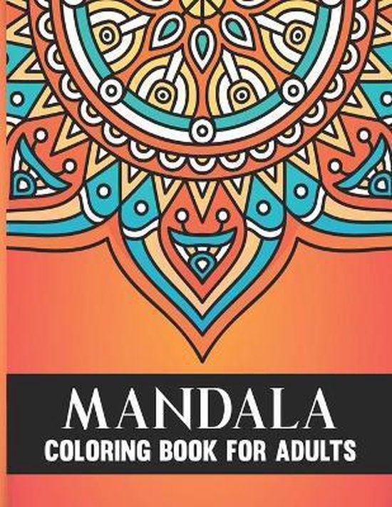 Mandala Coloring Book For Adults - cover