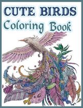 Cute Birds Coloring Book