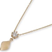 Hemels juwelier- 14k geelgouden ketting met hanger- Dames- Goud- HML669 - Cadeautje- Moederdag aanbieding