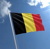 Belgische vlag maat XL - **BESTE KWALITEIT** / EK 2020 - EK 2021 / 90x150cm / Vlaamsche vlag / boot / EK voetbal / Tricolore / Rode duivels