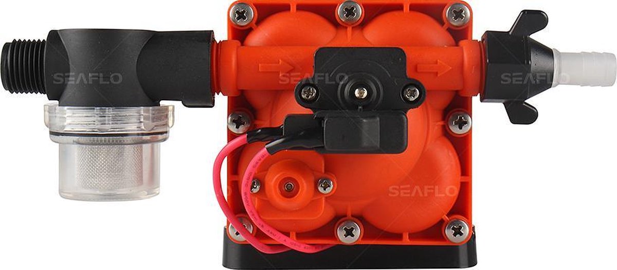 Membraanpomp / drinkwaterpomp / waterpomp, 12V, 11.3 L/min, 3.8 bar