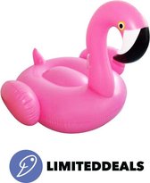Flamingo Luchtbed - 141CM groot - Relaxen en Fun - Voor de Dames - Opblaasbare luchtbed Roze - LimitedDeals