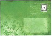 Cards & Crafts Luxe Gekleurde Enveloppen - 50 stuks - Fel Groen - B6 - 175X120 mm - 120grms