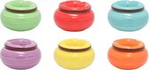 Asbak - Dolomite - 6 Stuks - 13.5X7Cm - Universeel