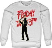 Friday The 13th Sweater/trui -2XL- Jason Voorhees Wit
