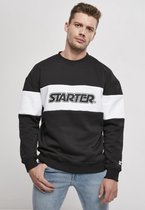 Starter Sweater/trui -S- Block Crew Zwart/Wit