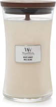 Grande Bougie Parfumée Woodwick Hourglass - Miel Blanc