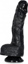 XXLTOYS - Noam - Dildo - Inbrenglengte 17 X 5 cm - Black - Uniek Design Realistische Dildo – Stevige Dildo – voor Diehards only - Made in Europe