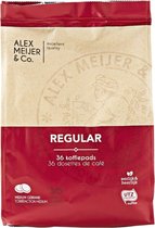 Alex Meijer - Regular Koffie - Koffiepads - 3 Zakken met 36 Koffiepads