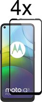 Motorola G9 Power Screenprotector - Beschermglas Motorola G9 Power Screen Protector Glas - Full cover - 4 stuks