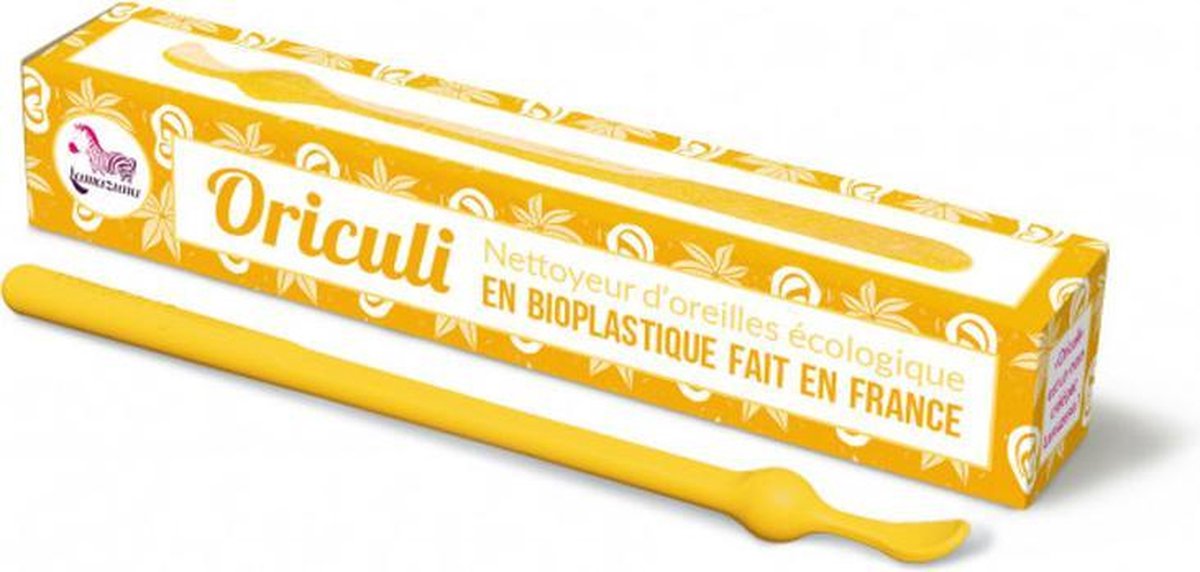 Goedkoopste Oriculi oorstokje - bioplastic - geel Geel
