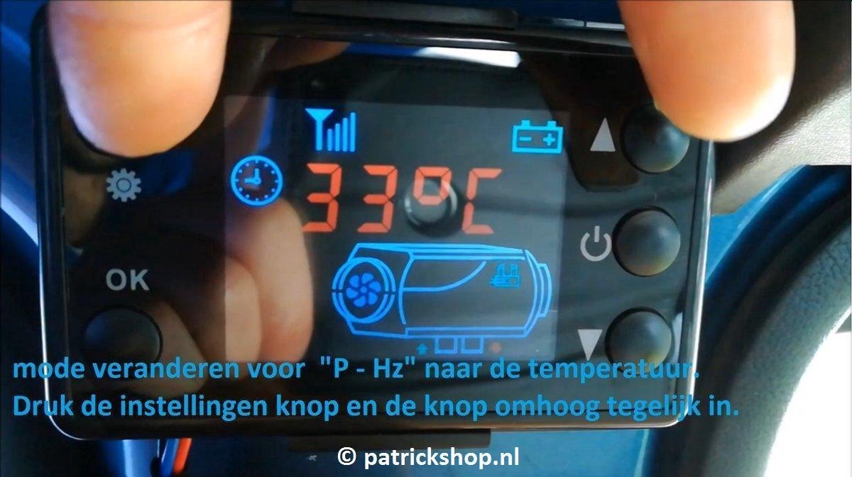 Air Diesel Heater Parking Remote Controller, LCD Monitor