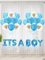 Ballonnen set - ITS A BOY - Geboorte - Zoon - Jongen