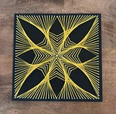 JGJ Pakket String Art (spijkerkunst) bloem geel (string it DIY)