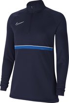 Nike Academy 21 Sporttrui - Maat S  - Vrouwen - donkerblauw/blauw/wit