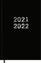 Hobbit schoolagenda 2021-2022 - BASIC ZWART - gebonden - leeslintje - 7 dagen over 2 pagina's - harde kaft - 144 pagina's - zwart - ongeveer A5 formaat