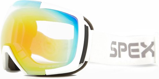 Spex Bruneck Ski Goggles Wit/ Or - Taille UNIQUE | bol.