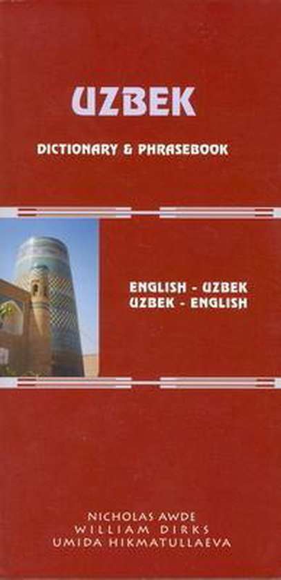 Uzbek-English/English-Uzbek Dict & Phsbk - cover