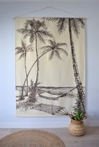 Bali Lifestyle - Wandkleed - Bali Beach XXL - 150x219 - 100% katoen