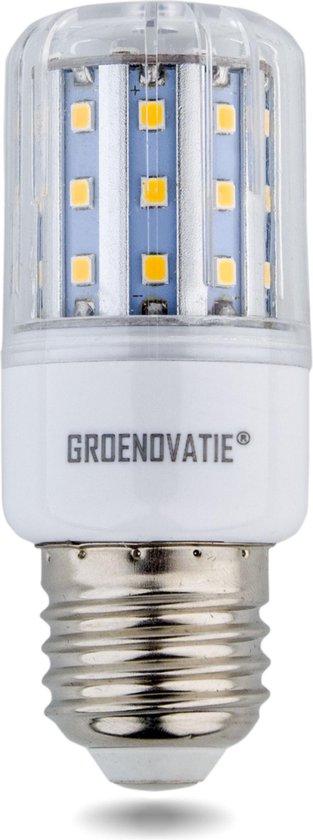 Groenovatie LED Corn/Mais Lamp E27 Fitting - 5W - 89x34 mm - Warm Wit |  bol.com