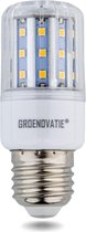Groenovatie LED Corn/Mais Lamp E27 Fitting - 5W - 88x36 mm - Warm Wit
