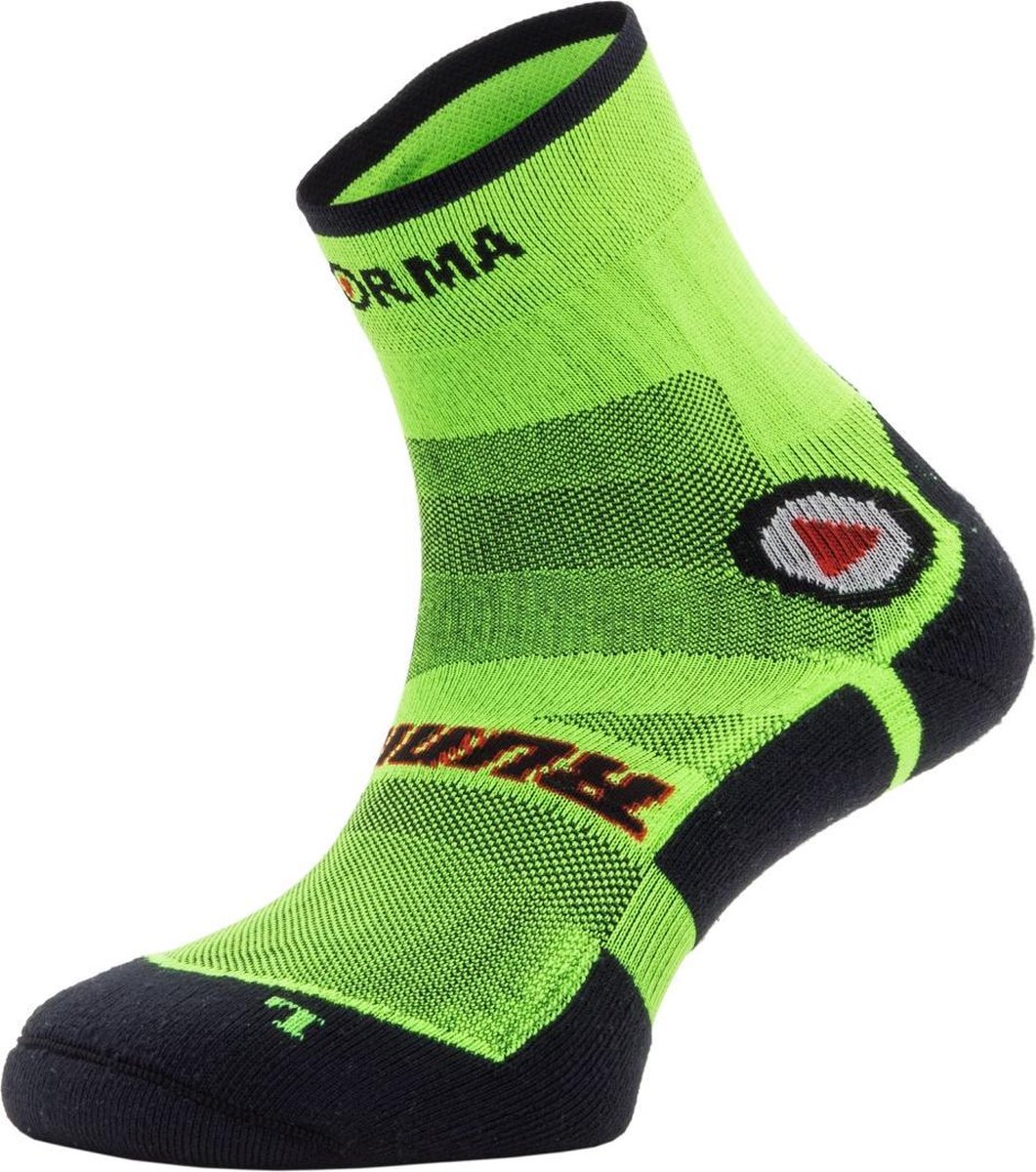 Enforma ondersteunende hardloopsokken - extra light - Groen / Zwart - S (36-38)