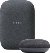 Google Nest Audio + Nest Mini bundel - Charcoal