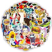 Winkrs | Random Mix van 100 Stickers met Cartoons, Humor, Dieren etc. | Voor laptop, scooter, muur etc.