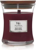 WoodWick Hourglass Medium Geurkaars - Black Cherry