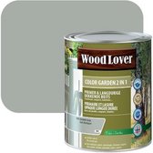 WoodLover Color Garden - Beits - Decoratieve dekkende beits  2 in 1 ( grondlaag en eindlaag) - 450 - Antiekgrijs - 2,50 l