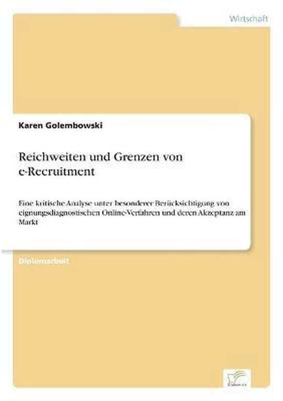 Reichweiten und Grenzen von e-Recruitment