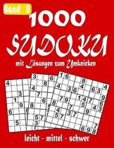 1000 Sudoku mit Loesungen zum Umknicken Band 8 leicht - mittel - schwer