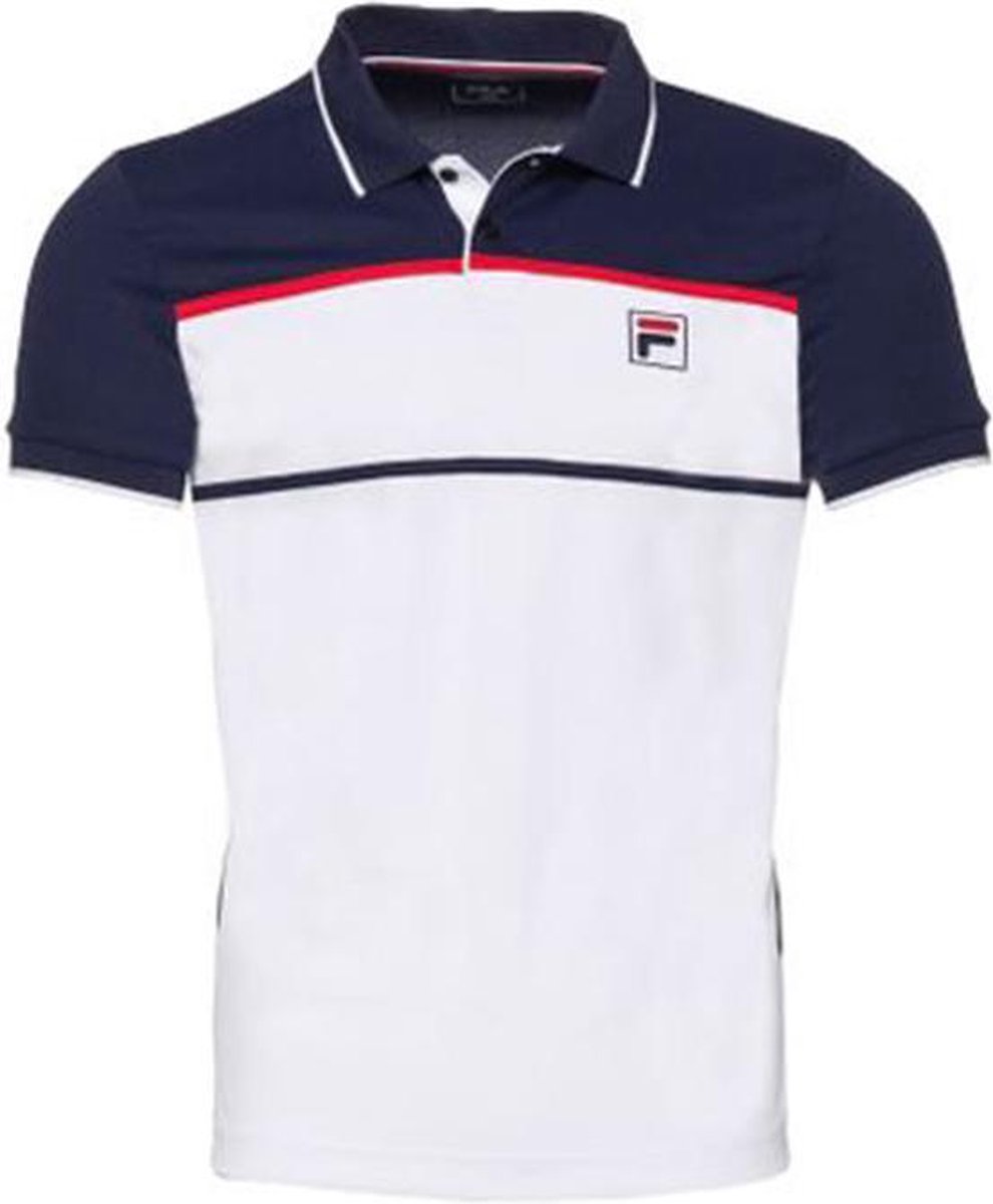 Fila Poloshirt Anton Junior Wit