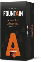 Fountain Capsules Espresso Classico - Aluminium capsules - Uitgebalanceerde koffie 100% Arabica met aromatische noten - 20 capsules