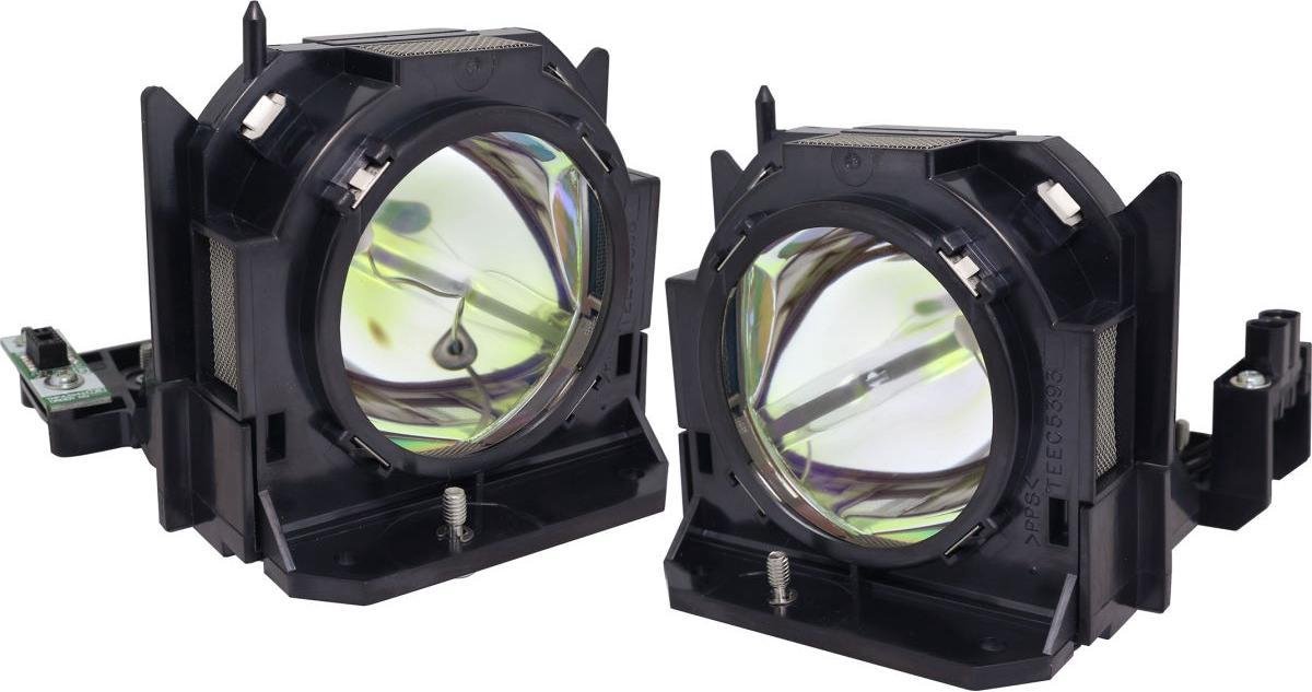 Beamerlamp geschikt voor de PANASONIC PT-DX810 beamer, lamp code ET-LAD60W / ET-LAD60AW. Bevat originele SHP lamp, prestaties gelijk aan origineel.