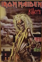Iron Maiden Killers Reclamebord van metaal METALEN-WANDBORD - MUURPLAAT - VINTAGE - RETRO - HORECA- BORD-WANDDECORATIE -TEKSTBORD - DECORATIEBORD - RECLAMEPLAAT - WANDPLAAT - NOSTA