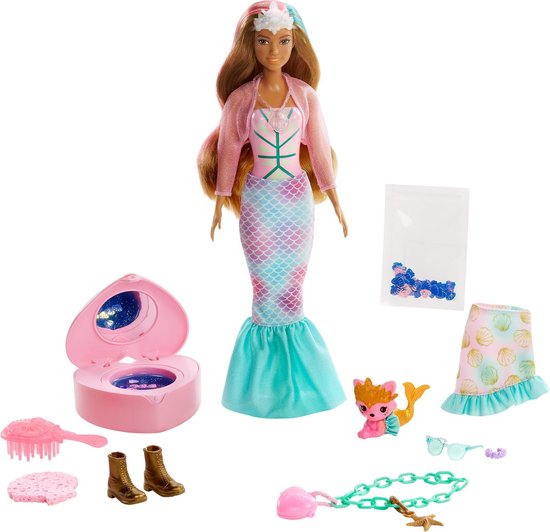 Barbie Color Reveal Ultimate Reveal Wave 2 Fantasy Fashion Mermaid ...