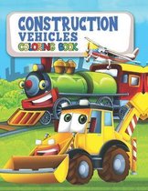 Construction Vehicles Coloring Book