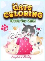 Cats Coloring Book for Kids 6-12