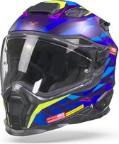 Nexx X.Wst2 Rockcity Blue Neon Matt Full Face Helmet 3XL
