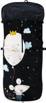 Interbaby Voetenzak Kinderwagen 105 X 46 X 4 Cm Polyester Zwart
