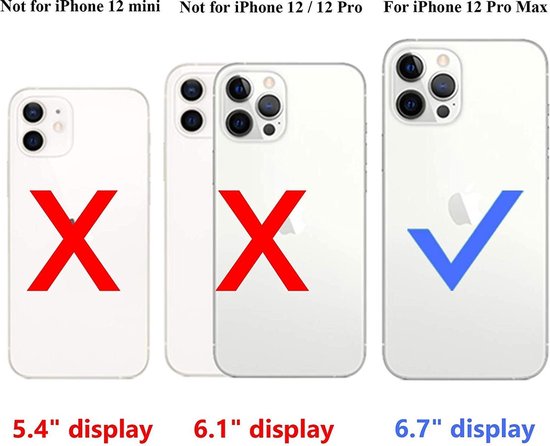 Porte-cartes YPCd® Apple iPhone 12 Pro Max - Etui Shock Transparent