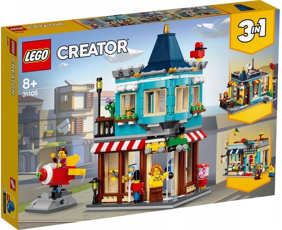 hardwerkend Hedendaags Oppervlakkig LEGO Creator Woonhuis en Speelgoedwinkel - 31105 | bol.com