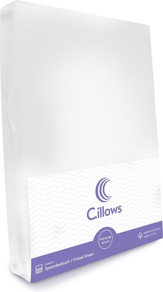 Cillows Premium Hoeslaken - Hoeslaken 70x150 cm - 100% katoen - Wit Cillows Premium Hoeslaken - Hoeslaken 70x150 cm - 100% katoen - Wit