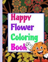 Happy Flower Coloring Book