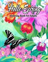 Spring Coloring Book For Adults